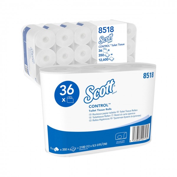Scott® Control™ Standard-Toilettenpapierrollen