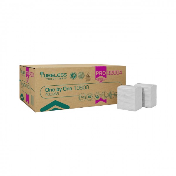 TUBELESS - Toilettenpapier One by One 10600