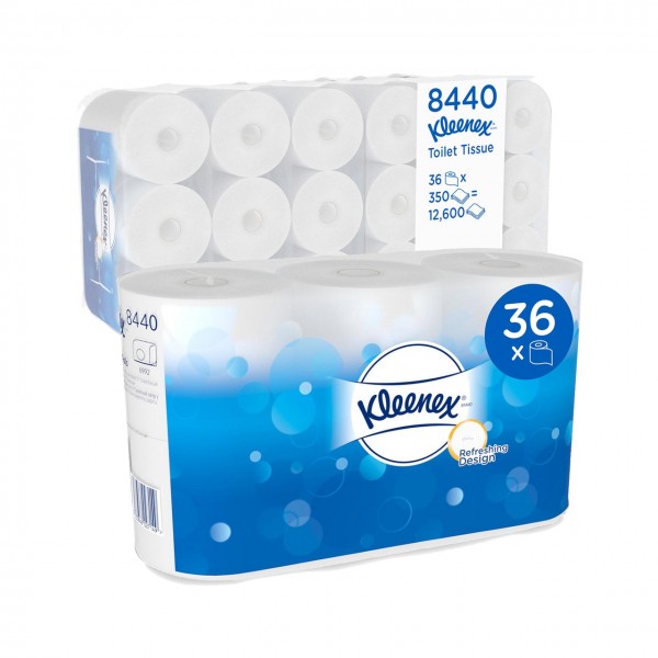 Kleenex® Standard-Toilettenpapierrollen
