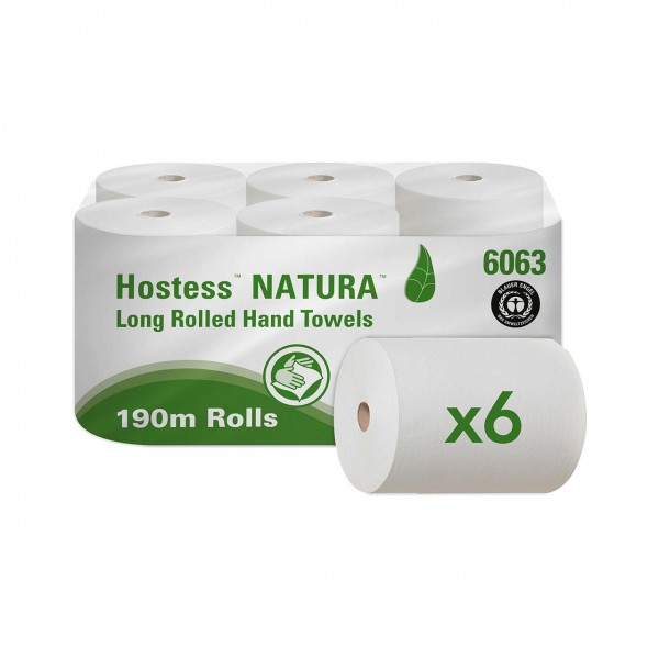 Hostess™ NATURA™ Papierhandtücher 100 % Recycling