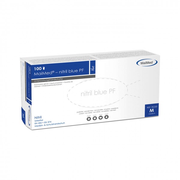 MaiMed® – nitril blue PF - Gr. XL 100